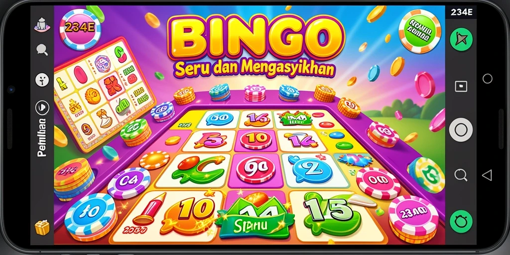 Screenshot gameplay Bingo yang menggembirakan dari 234E.