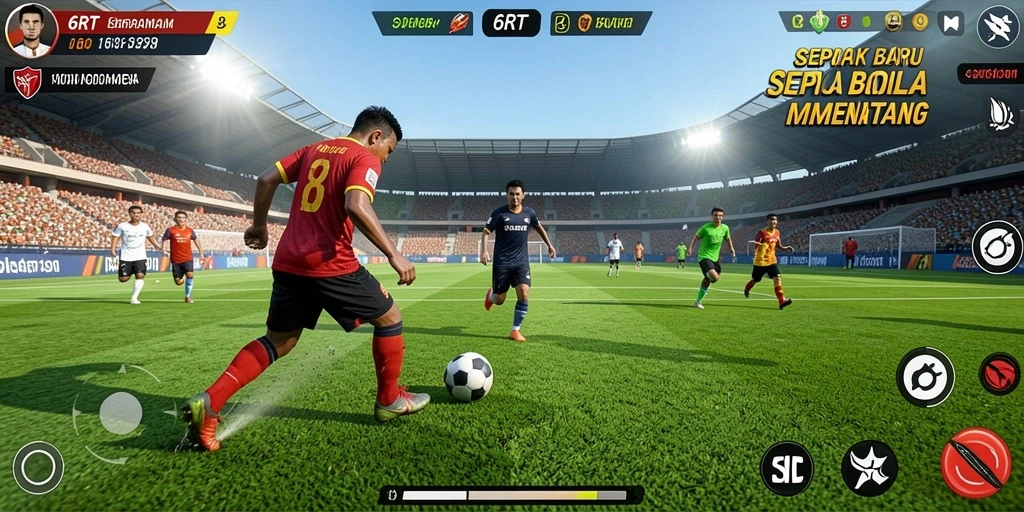 Tampilan gameplay menegangkan dan seru di 6RT