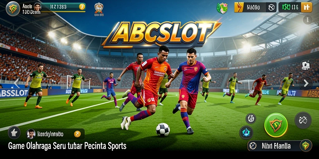 Tampilan screenshot ABCSLOT yang menunjukkan aksi gameplay olahraga yang mendebarkan.