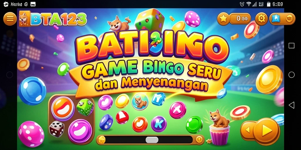 Gameplay menarik BATA123 dengan pemain bersorak saat menang Bingo.
