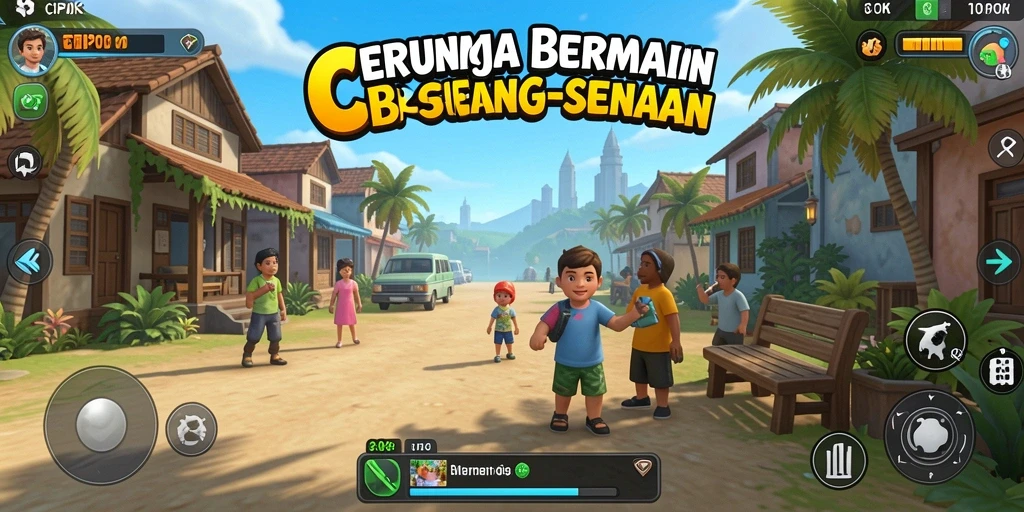 Tampilan gameplay <strong>CIPOK</strong> yang ceria dan menarik.