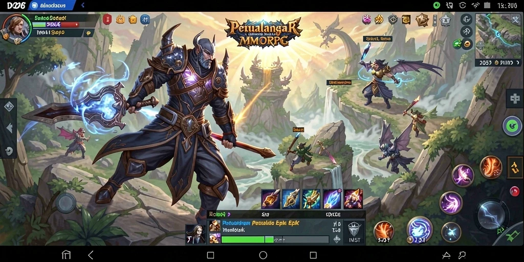 Tampilan gameplay epik dan pertarungan menarik di D06.