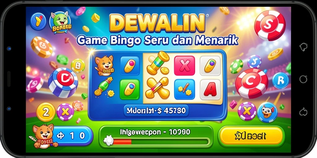 Tampilan utama gameplay DEWALIN dengan suasana Bingo yang mengasyikkan.