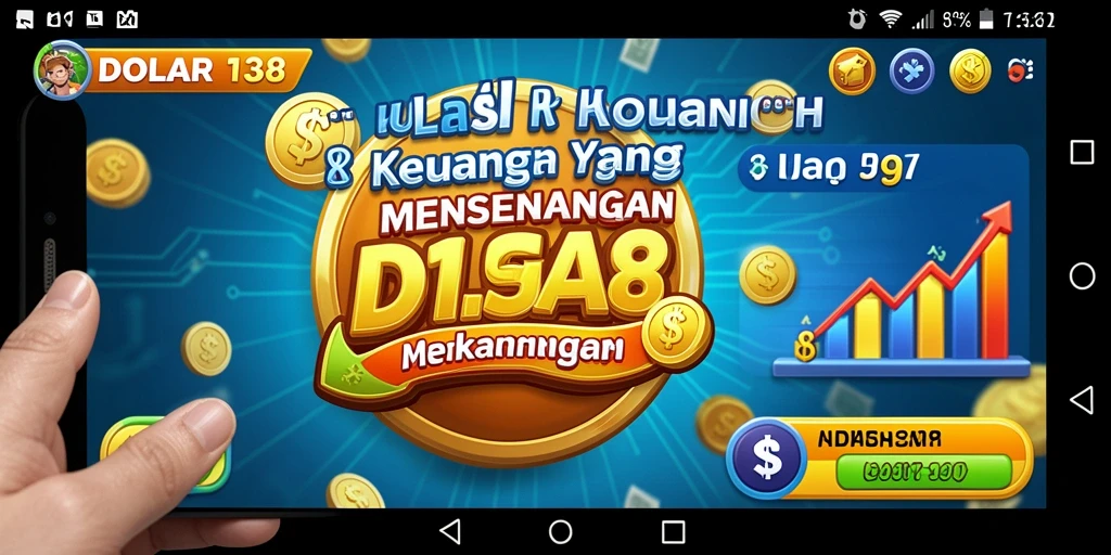 Tampilan gameplay menarik dari DOLAR138 dengan elemen simulasi keuangan.
