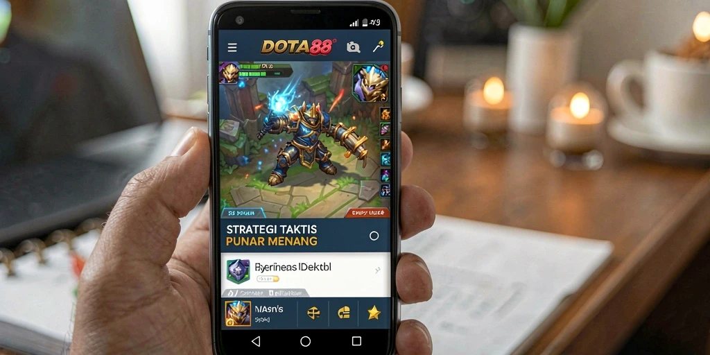 Tampilan gameplay menegangkan dengan strategi yang kompleks.