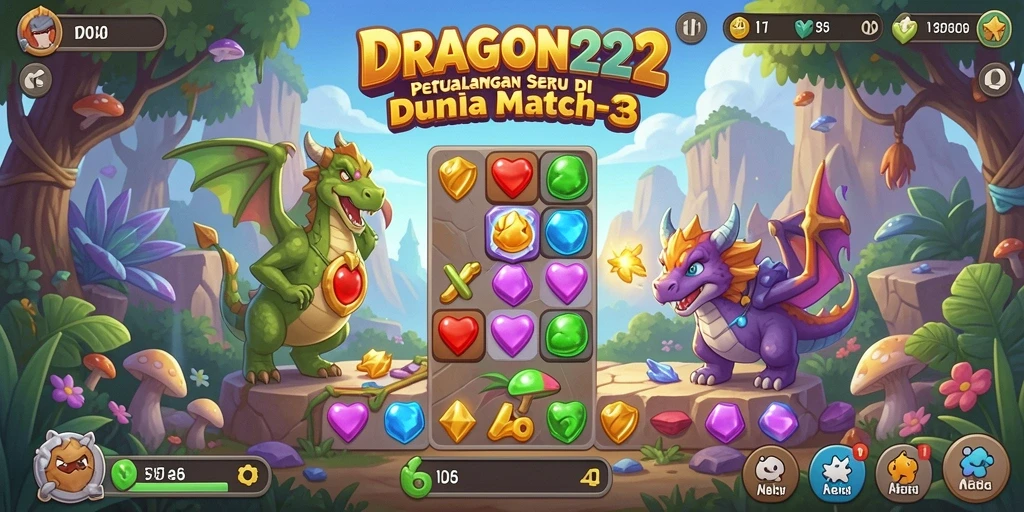 Gameplay seru dengan tantangan Match-3 yang menarik.
