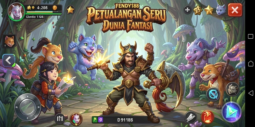 Tampilan gameplay FENDY188 dengan petualangan mendebarkan.