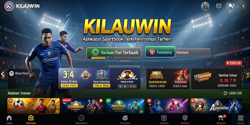 Tampilan menarik dari KILAUWIN dengan berbagai opsi taruhan.