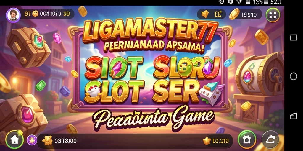 Screenshot utama LIGAMASTER77 menunjukkan gameplay Slot yang menegangkan.