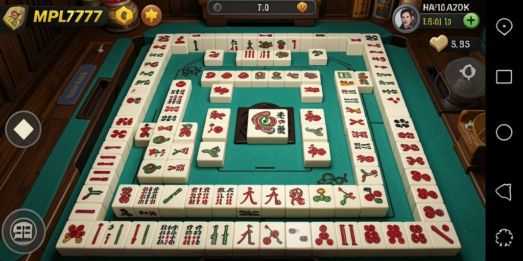 Tampilan gameplay seru MPL777 dengan grafis Mahjong yang menarik.