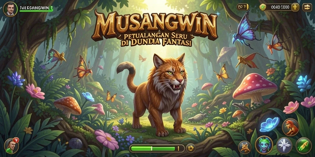 Tampilan gameplay MUSANGWIN yang memukau dan penuh tantangan.