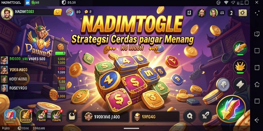 Tampilan gameplay NADIMTOGEL yang menantang dan strategis.