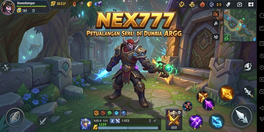 Gameplay seru NEX777 dengan pertarungan epic dalam dunia ARPG.
