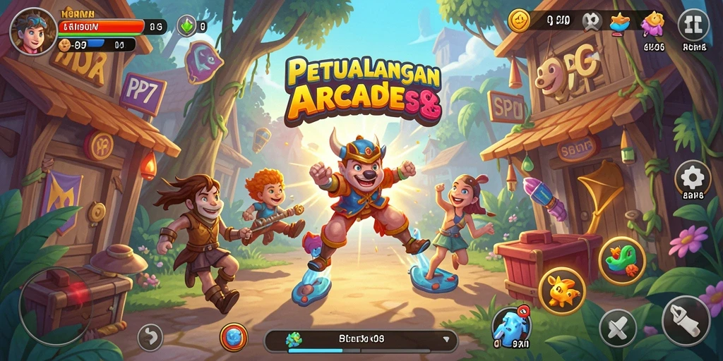 Gameplay seru dan penuh warna di PP7.
