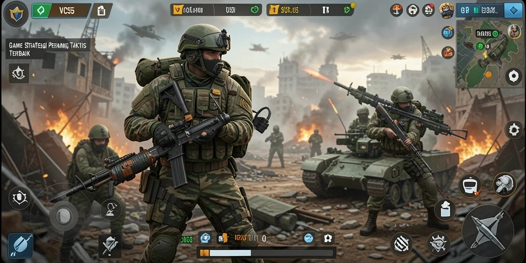 Menampilkan pertempuran epik dalam game VC55 dengan strategi yang mendalam.