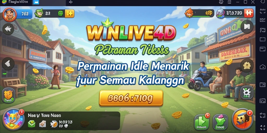 Tampilan gameplay WINLIVE4D yang menarik dan menghibur.